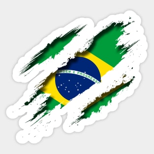 Brazil Shredding Sticker